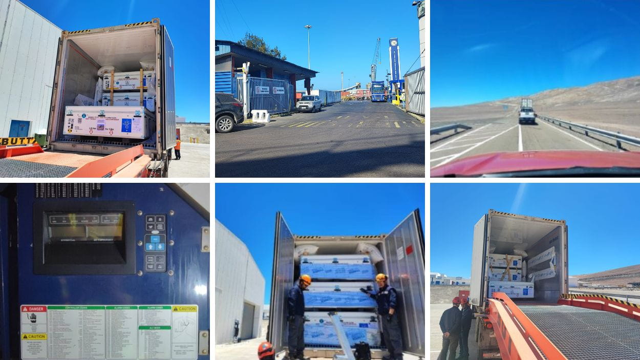 Transporte por carretera del Extremely Large Telescope por el desierto de Atacama